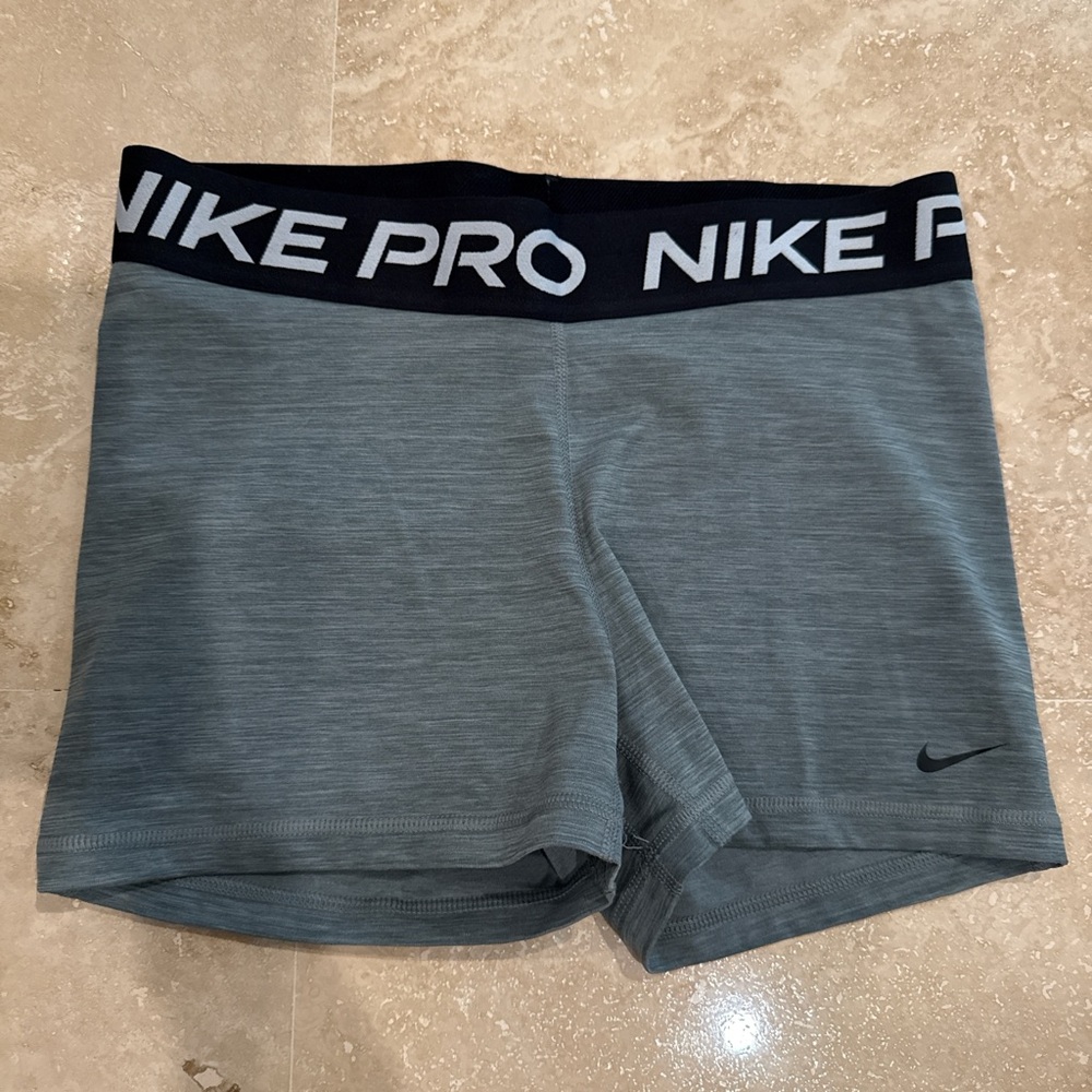 Nike Gray Athletic Shorts with Elastic Waistband
